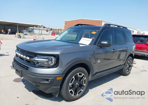 2023 Ford Bronco Sport Outer Banks z USA, uszkodzony, nr VIN 3FMCR9C63PRE26777